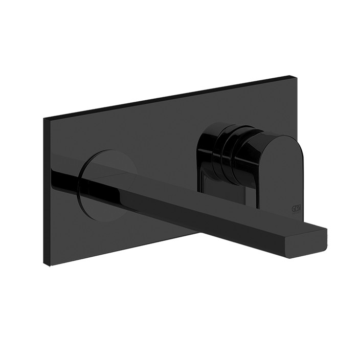 Gessi Смеситель для раковины, встраиваемый, излив: 20,9см., Emporio Via manzoni, 44895#299 цвет: black xl