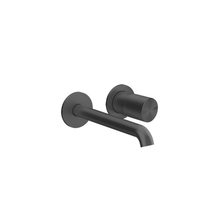 Gessi Смеситель для раковины, настенный, Habito Cesello, 70488#706 цвет: black metal pvd