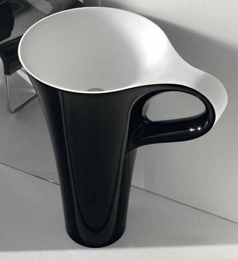 ArtCeram раковина (напольная), osl004 01 50 cup цвет: черный