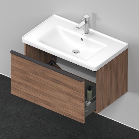 Duravit тумба подвесная под раковину 784 мм х 452 мм, d-neo, de425507979 цвет: орех натуральный