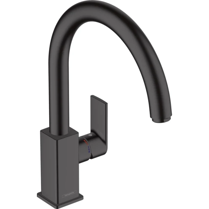 Hansgrohe смеситель для кухни, Vernis Shape M35, черный арт. 71871670