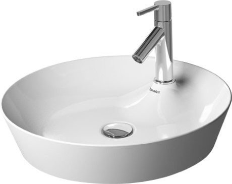 Duravit раковина накладная 48х48см, cape cod, 2328480000 цвет: белый