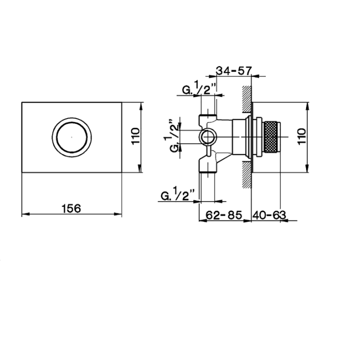 Cisal переключающий вентиль ls00027021 less цвет: хром