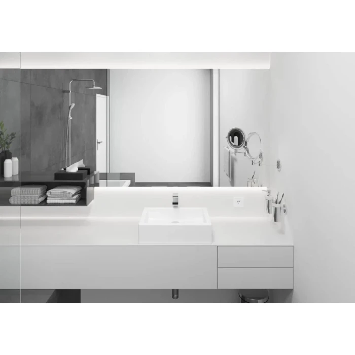 Hansgrohe смеситель для раковины с донным клапаном, Vernis Shape, хром арт. 71562000