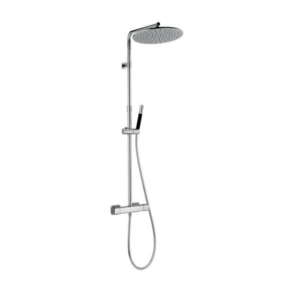 Cisal душевая стойка, h200403221 huber h2, цвет: chrome