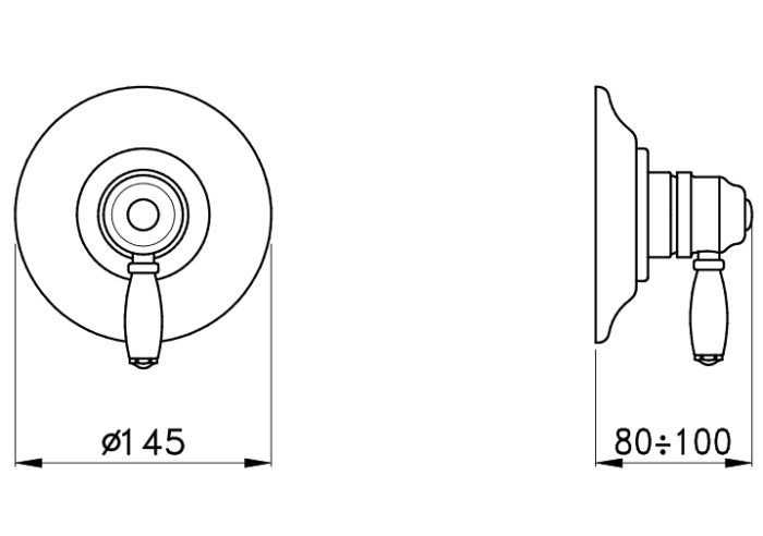 Stella смеситель для душа, roma, арт. rm01410pv01