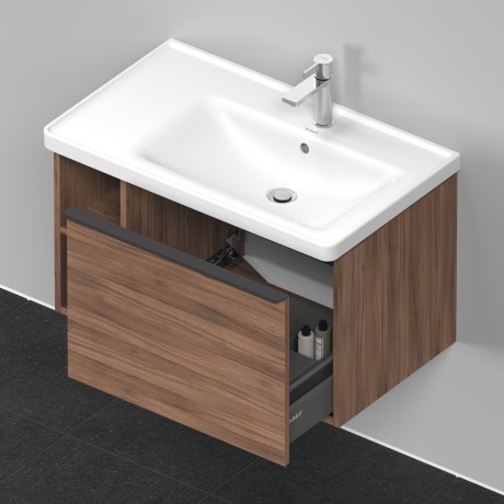 Duravit тумба подвесная под раковину 784 мм х 452 мм, d-neo, de425707979 цвет: орех натуральный