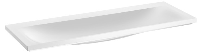 Keuco раковина встраиваемая без перелива 130х3х49 см, royal reflex, белый арт. 34081 311300