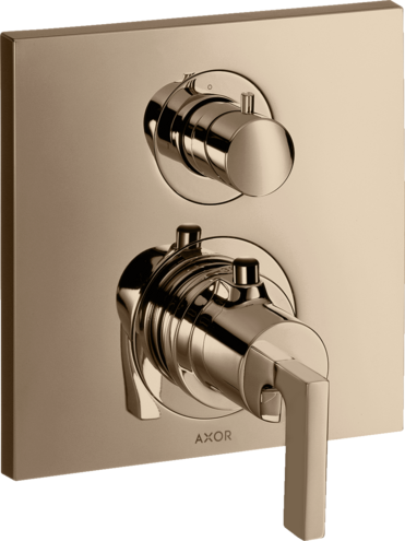 AXOR термостат для душа, Citterio, красное золото арт. 39720300