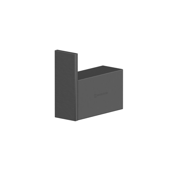 Крючок, для полотенец, Whitecross Cubo gunmetal, оружейная сталь арт. CU2410GM