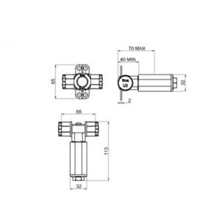 Fima Carlo Frattini внутренняя часть для гигиенического душа f2310/1n, арт. f2645