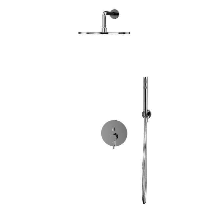 Душевая система скрытого монтажа, Whitecross Y chrome, хром арт. YSET04CR