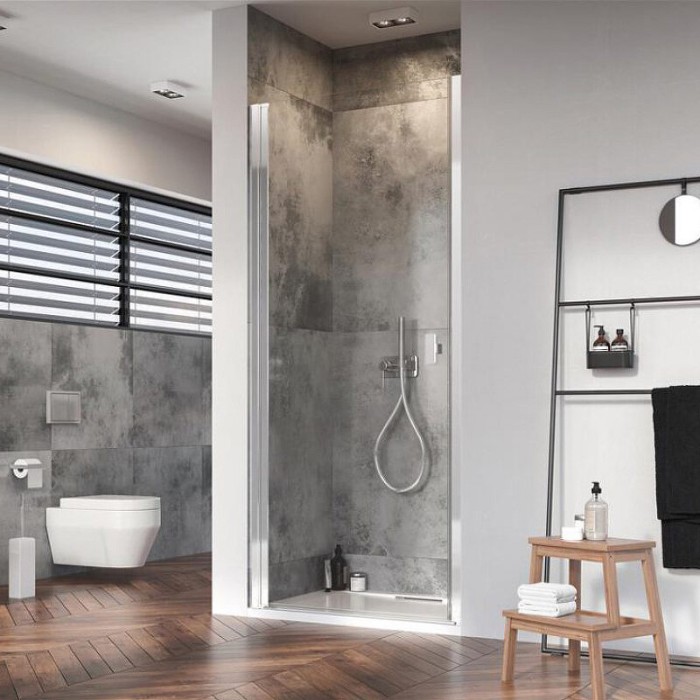 Radaway душевая дверь dwj i 80 l профиль хром стекло прозрачное, Nes - 10026080-01-01L