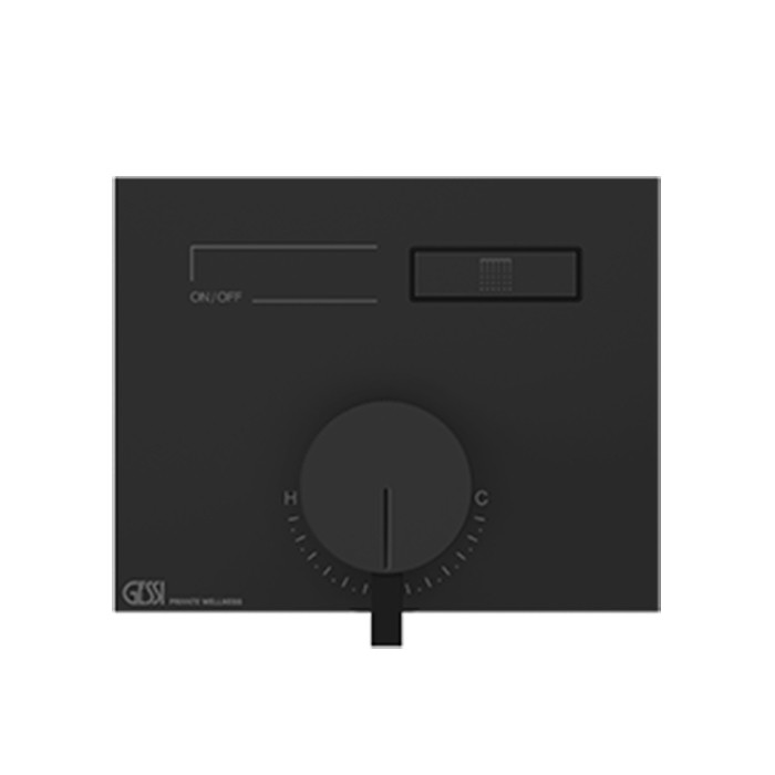 Gessi Смеситель для душа, с включением 1 источника, Hi Fi, 63061#706 цвет: black metal pvd