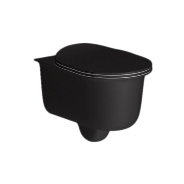 ArtCeram унитаз подвесной, chv001 17 00 chic цвет: черный матовый