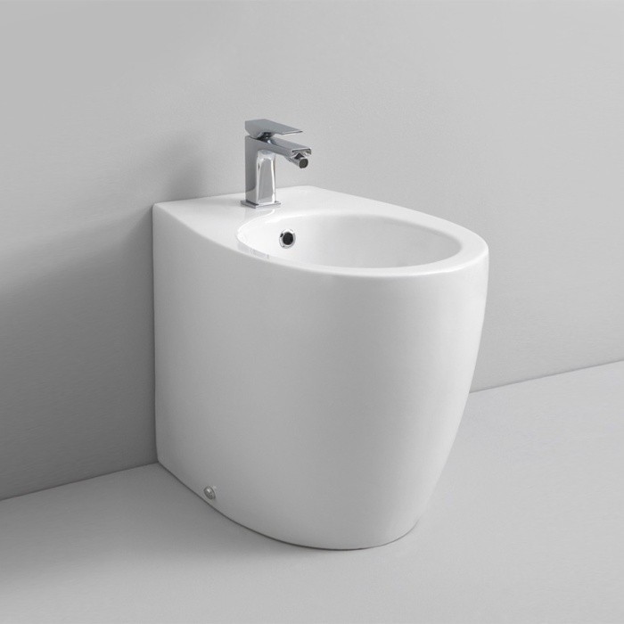 ArtCeram биде (напольное), stb002 01 00 step цвет: белый глянцевый