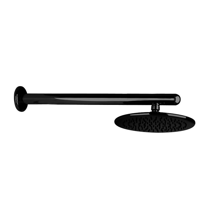 Gessi Верхний душ для настенного крепления d216мм, Goccia, 33755#299 цвет: черный