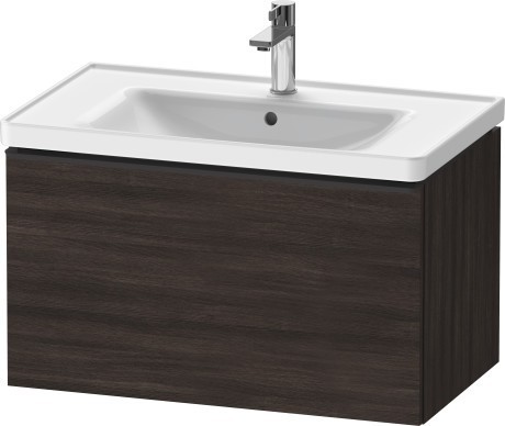 Duravit тумба подвесная под раковину 784 мм х 452 мм, d-neo, de425505353 цвет: каштан темный