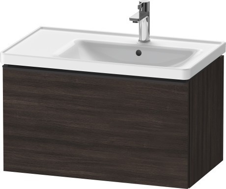 Duravit тумба подвесная под раковину 784 мм х 452 мм, d-neo, de425505353 цвет: каштан темный