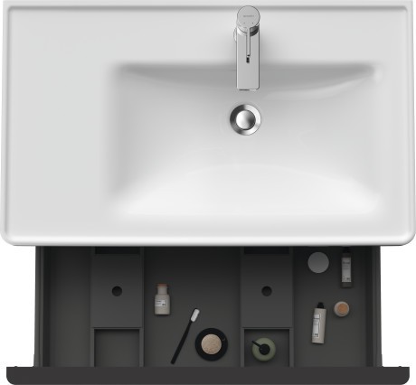 Duravit тумба подвесная под раковину 784 мм х 452 мм, d-neo, de425505353 цвет: каштан темный