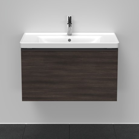 Duravit тумба подвесная под раковину 784 мм х 452 мм, d-neo, de425505353 цвет: каштан темный
