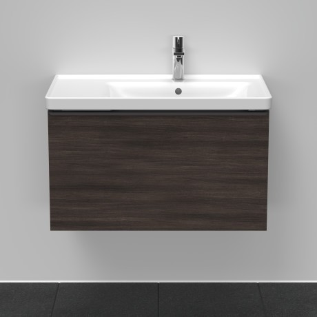 Duravit тумба подвесная под раковину 784 мм х 452 мм, d-neo, de425505353 цвет: каштан темный