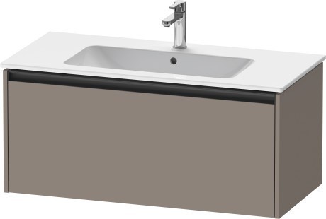 Duravit тумба подвесная под раковину 480 мм х 1010 мм х 440 мм, ketho.2, k25064043430000 цвет: базальт матовый