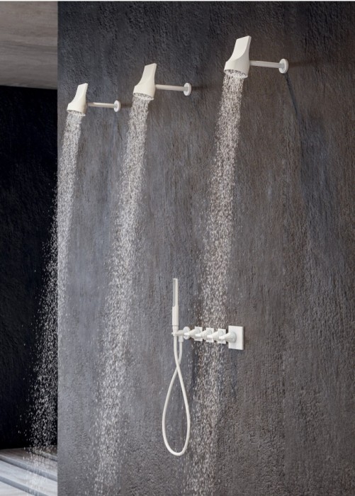 Bossini верхний душ d100 мм, c поворотным держателем, apice, хром арт. hh1000.030