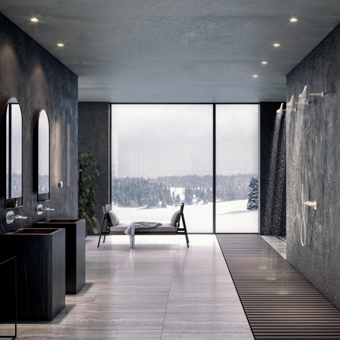 Bossini верхний душ d100 мм, c поворотным держателем, apice, хром арт. hh1000.030