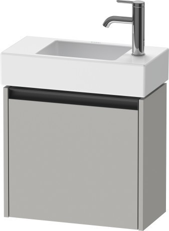 Duravit тумба подвесная под раковину 238 мм х 484 мм х 440 мм, ketho.2, k25072l07070000 цвет: бетонно-серый матовый
