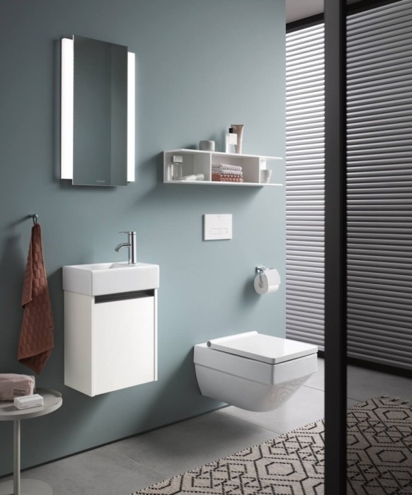 Duravit тумба подвесная под раковину 238 мм х 484 мм х 440 мм, ketho.2, k25072l07070000 цвет: бетонно-серый матовый