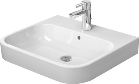 Duravit раковина подвесная 60х50см, happy d.2, 2318600000 цвет: белый