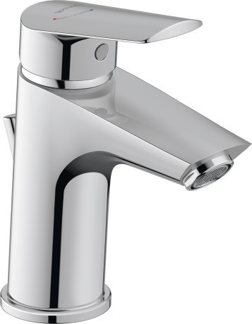 Duravit однорычажный смеситель для раковины s freshstart 156 мм, с донным клапаном, no.1, n11011001010 цвет: хром