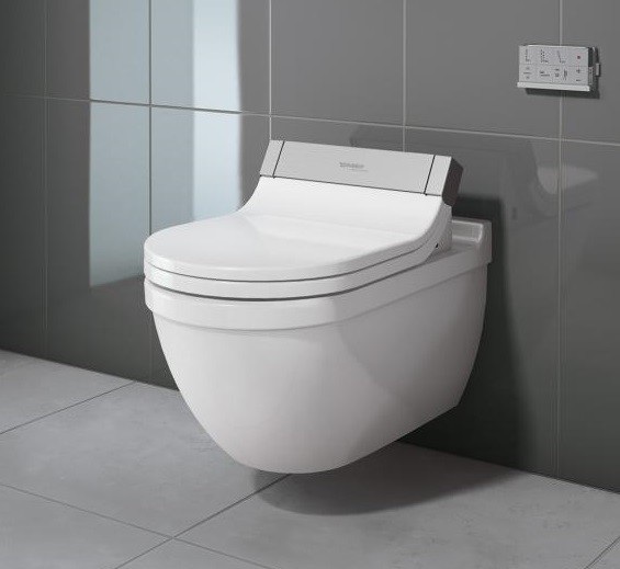 Duravit унитаз подвесной с вертикальным смывом, для крышки - биде sensowash, starck 3, 2226590000 цвет: белый