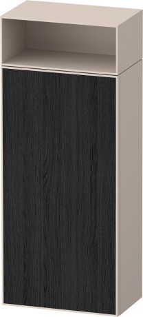 Duravit средний шкаф петли слева 240 мм х 400 мм х 961 мм, zencha, ze1351l16830000 цвет: чёрный дуб/серо-коричневый суперматовый