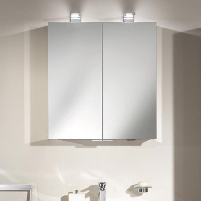 Keuco шкаф с подсветкой, royal universe, серебристый арт. 12702 171301