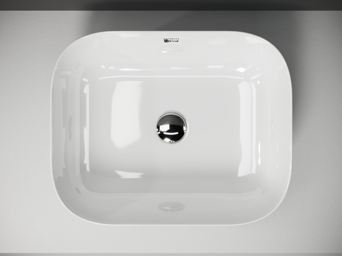 Ceramicanova раковина накладная access, cn1507 цвет: белый