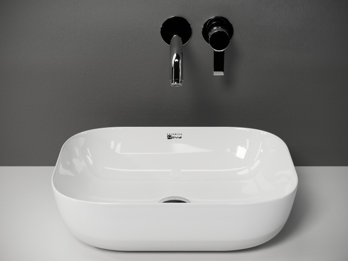 Ceramicanova раковина накладная access, cn1507 цвет: белый