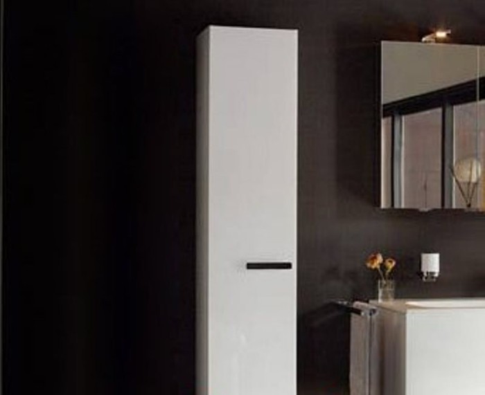 Keuco шкаф с подсветкой петли справа, royal universe, серебристый арт. 12701 171101