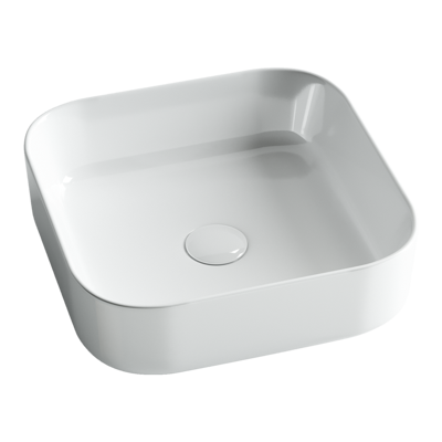 Ceramicanova раковина накладная element, cn6012 цвет: белый