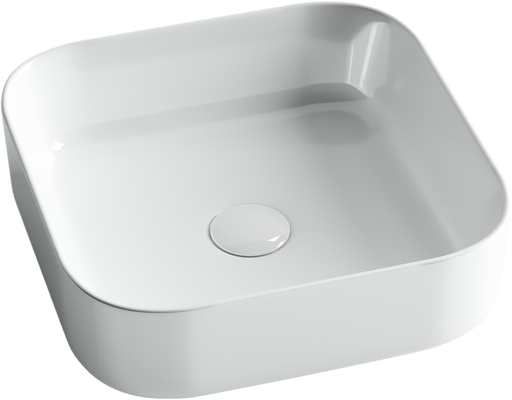 Ceramicanova раковина накладная element, cn6012 цвет: белый