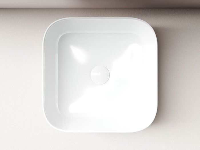 Ceramicanova раковина накладная element, cn6012 цвет: белый