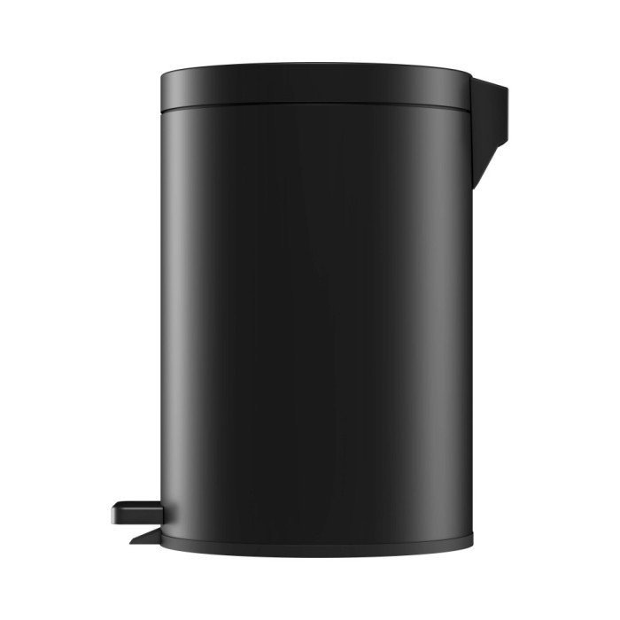 Keuco ведро для мусора с крышкой 5 л, plan, черный матовый арт. 04988 370000