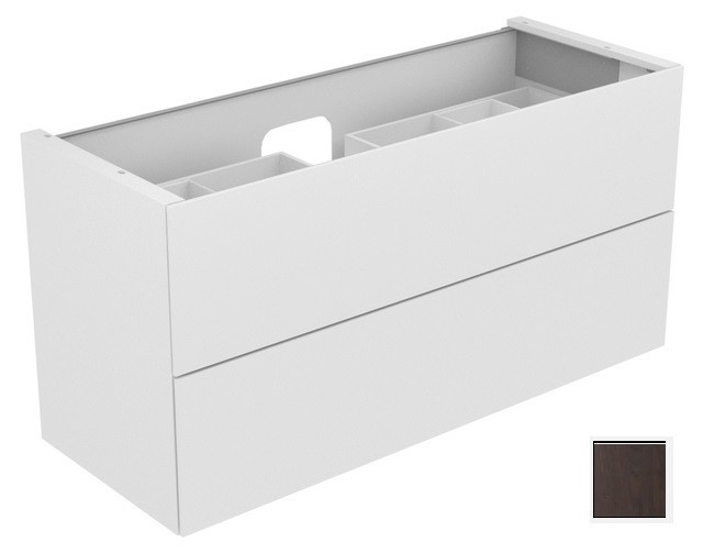 Keuco тумба подвесная под раковину с двумя выдвижными фронтами, edition 11, табачный дуб арт. 31362 850000