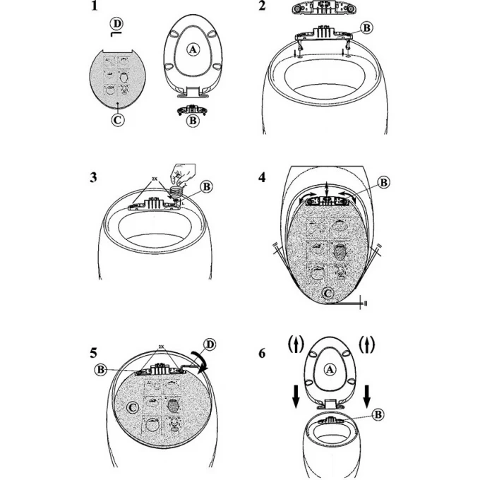 LAUFEN сиденье (softclose), IL BAGNO ALESSI ONE - 8.9297.1.000.000.1