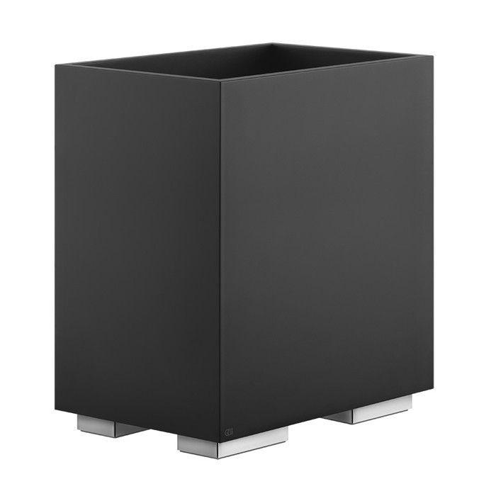 Gessi Корзина для мусора, Rettangolo, 20991#031 цвет: хром/черный