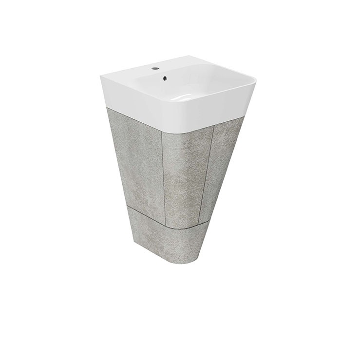 Azzurra тумба напольная 44х47х85см, с 1 ящиком, с раковиной, Azzurra, MBB 50 C BULP05050T0MBI*1 SIF/MB цвет: cement