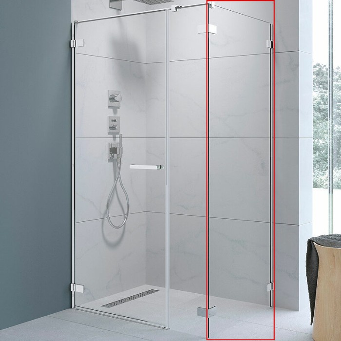 Radaway душевая стенка 75 профиль хром стекло прозрачное, Arta - 386108-03-01