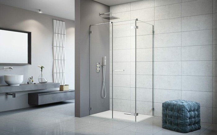 Radaway душевая стенка 75 профиль хром стекло прозрачное, Arta - 386108-03-01