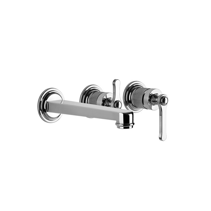 Gessi Смеситель для ванны встраиваемый, однорычажный, с переключателем на 2 положения, внешняя часть, Venti20, 65042#031 цвет: хром